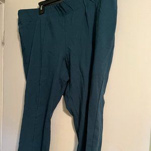 Ava & Viv Black (2 pairs) and Green(1 pair) Ponte leggings